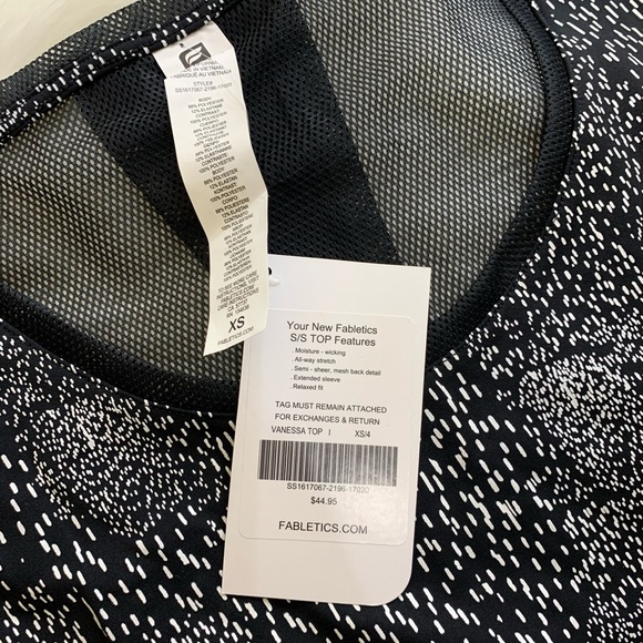 Fabletics woman’s Vanessa active wear top XS - Picture 6 of 6
